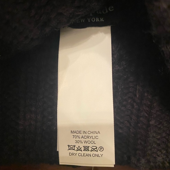 NWT Kate Spade Women’s Marble Cable Kn Beanie - Picture 6 of 7